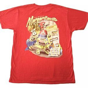 Men's "Jimmy Buffett's Margaritaville - Key West" Red Short Sleeve T-shirt.